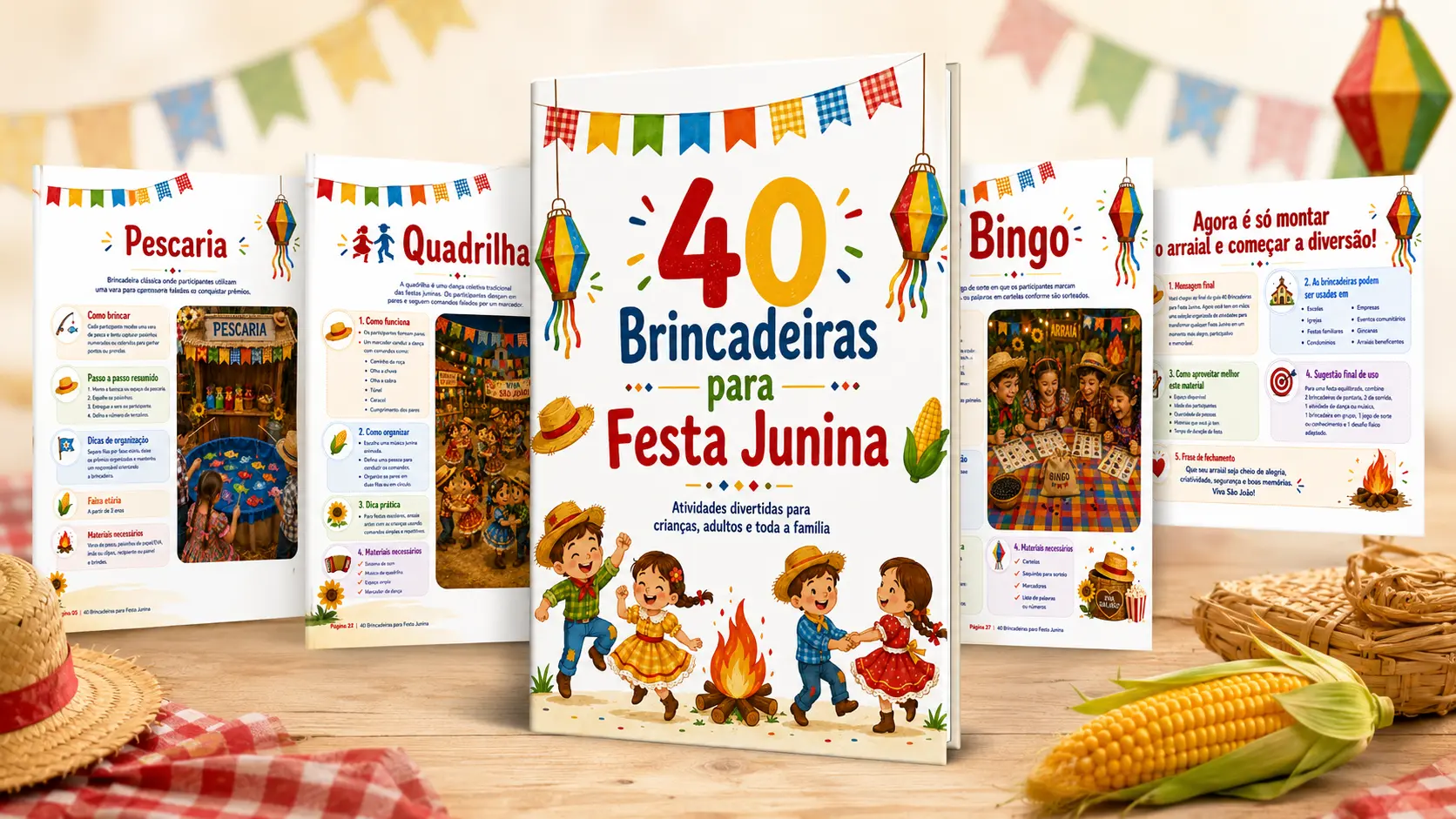 40 Brincadeiras para Festa Junina
